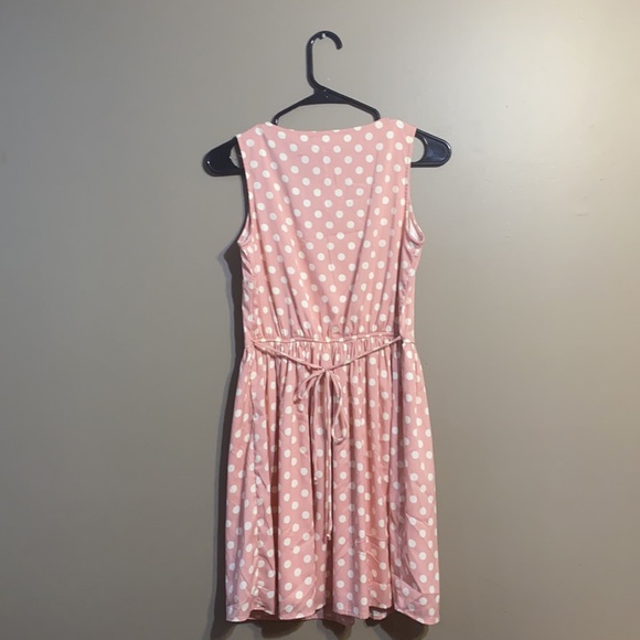 NWT. Blush Polka Dot Delia’s Dress - Picture 2 of 6